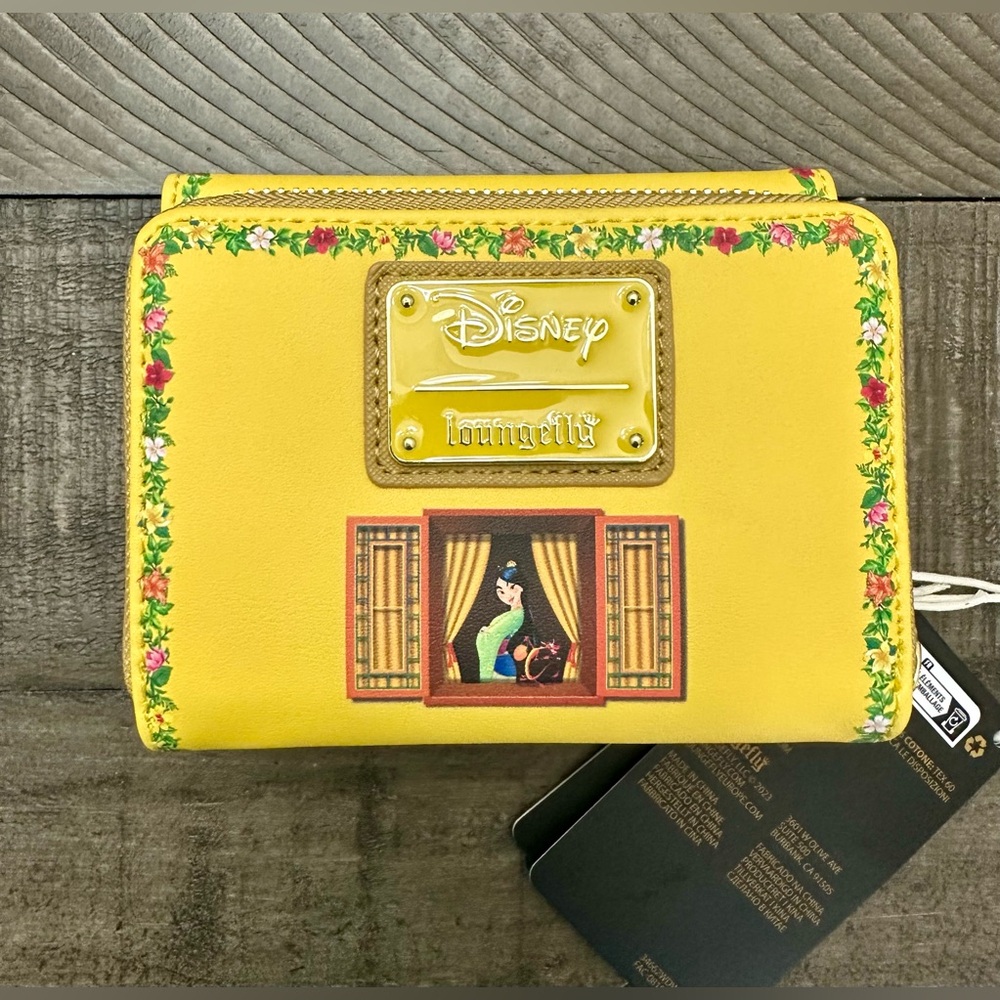Loungefly Disney Princesses Floral Balconies Wallet-BoxLunch Exclusive